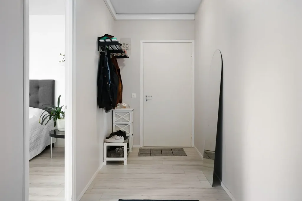 narrow entryway storage ideas