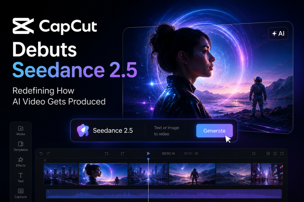 AI-Assisted Video Production Advances as the Seedance 2.5 AI Video Generator Expands Creative Workflows AI-Assisted Video Production Advances as the Seedance 2.5 AI Video Generator Expands Creative Workflows