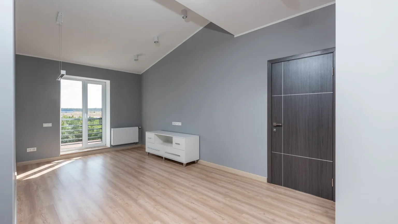 Timber flooring in a modern room