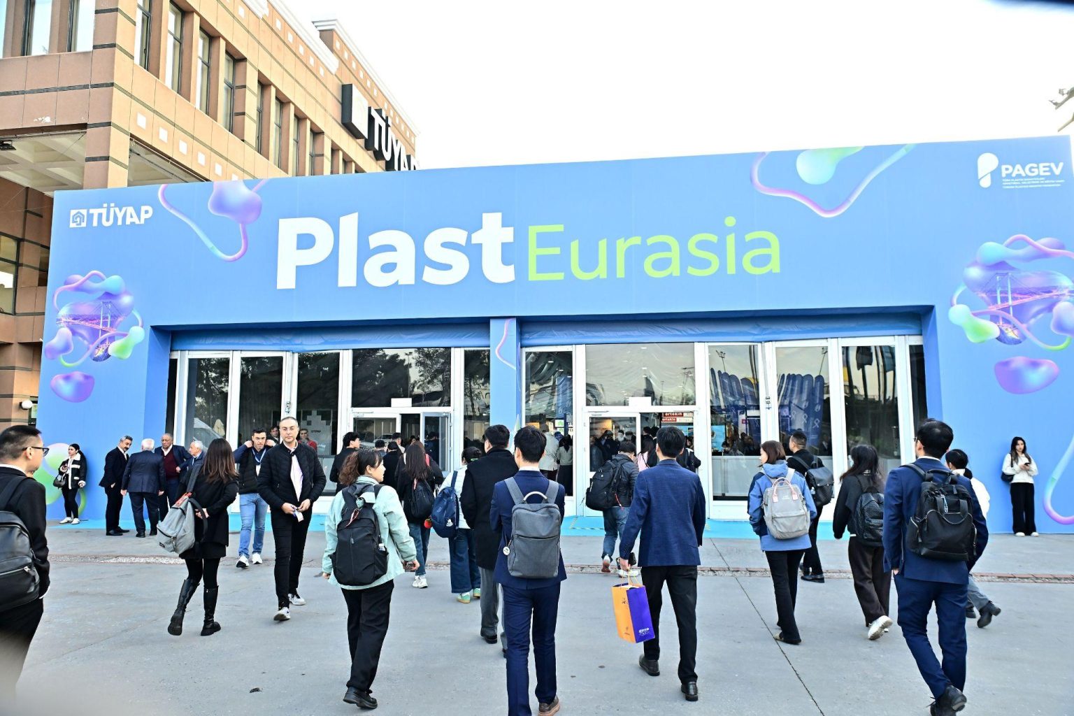 Istanbul plastics fair courts European buyers ahead of its 35th edition Istanbul plastics fair courts European buyers ahead of its 35th edition: the Plast Eurasia entrance at Tüyap Fair and Congress Center, Istanbul