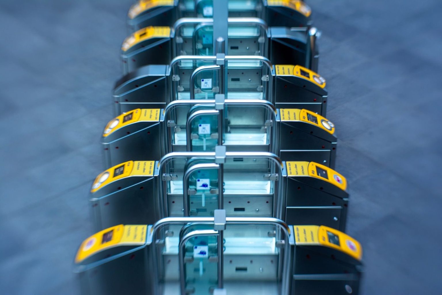 Detection Technology launches AVA Zero, a lower-cost dual-energy X-ray detector for metro and rail security scanners Turnstiles at a metro station entrance